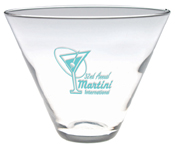 13.5 oz stemless martini glass