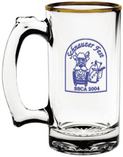 12.5 oz. glass beer stein